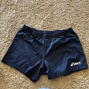 ASICS Dark Blue Spandex Performance Shorts